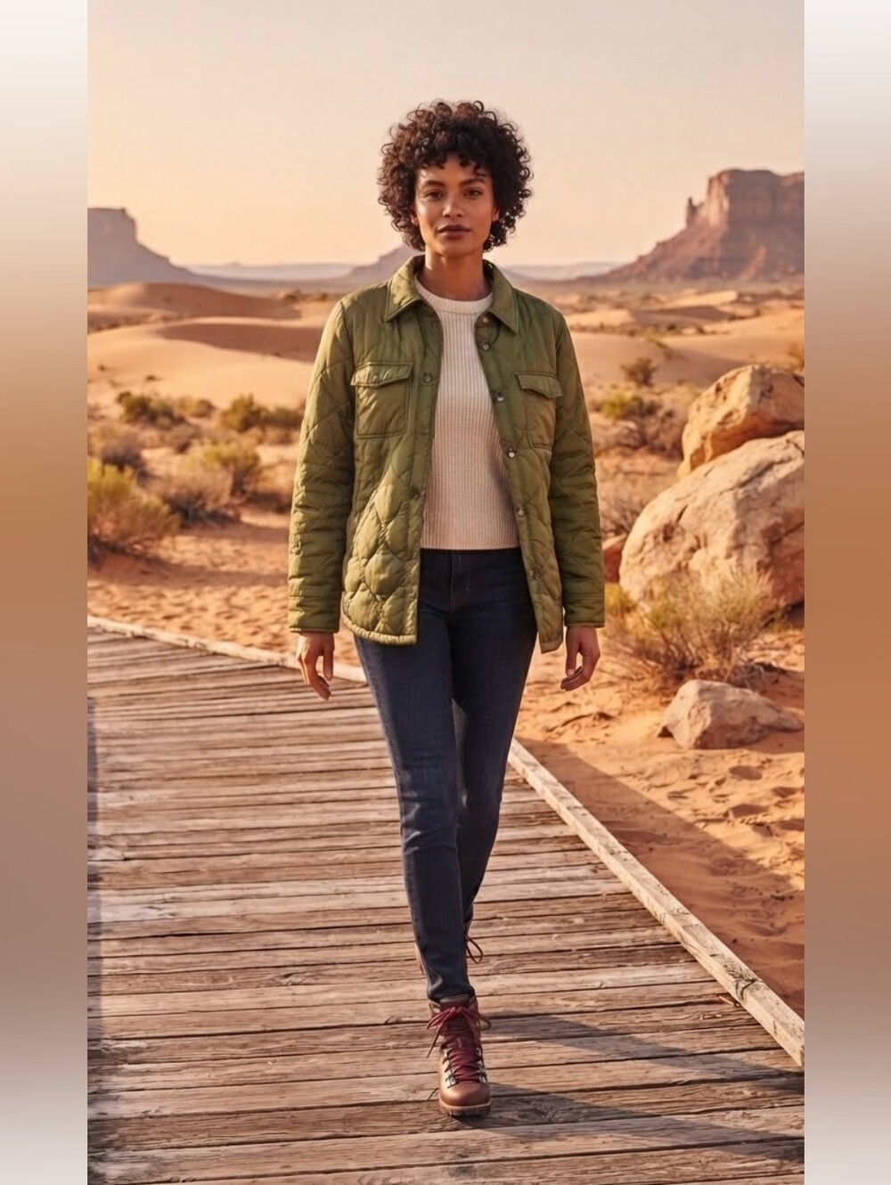 Thread & Supply Olive Green Ana Jacket Size S